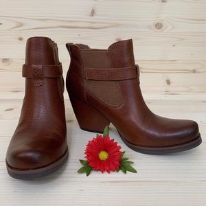 Korks by Kork-Ease Light Brown Leather Booties